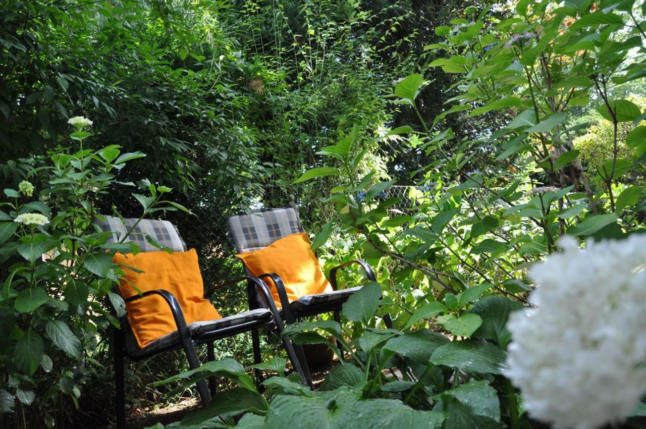 Ferienwohnung Am Waldrand Obernhain Esterno foto